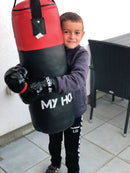 MyHood Boksesæk inkl boksehandsker - 10 kg - Sort - Fra 6 år - Billede 1