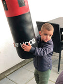 MyHood Boksesæk inkl boksehandsker - 10 kg - Sort - Fra 6 år - Billede 1