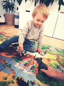 Legetæppe med Wildlife motiv - 100x150 cm. - Billede 1