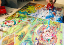 Legetæppe med Zoo motiv - 100x150 cm. - Billede 1