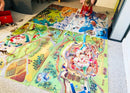 Legetæppe med Nordpolen motiv - 100x150 cm. - Billede 1