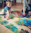Legetæppe med Dinosaur motiv - 100x150 cm. - Billede 1