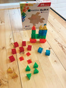 MagnaQubix 3D Transparent fra Magna-Tiles - 29 dele - Billede 1