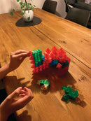 MagnaQubix 3D Transparent fra Magna-Tiles - 85 dele - Billede 1
