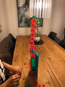 MagnaQubix 3D Transparent fra Magna-Tiles - 85 dele - Billede 1