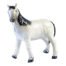 Dyr - Hvid Hest fra Green Rubber Toys - L:15 cm.