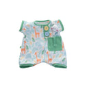 Rubens Baby Tøj - Pyjamas - Grøn og Blå. - Billede 1