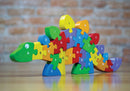Begin Again træpuslespil - Bogstaver & Dinosaur - Fra 2 år - Billede 1