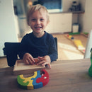 Begin Again træpuslespil - Elefant - 5 brikker - Fra 2 år - Billede 1