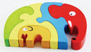 Begin Again træpuslespil - Elefant - 5 brikker - Fra 2 år - Billede 1