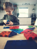 Magna-Tiles - 32 stk. transparente magnet byggeplader. - Billede 1