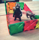 Magna-Tiles - 32 stk. transparente magnet byggeplader. - Billede 1