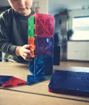 Magna-Tiles - 32 stk. transparente magnet byggeplader. - Billede 1