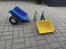 rollytoys Pedaltraktor med skovl og anhænger - New Holland - Fra 3 år - Billede 1