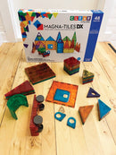 Magna-Tiles DX - 48 stk. transparent. - Billede 1