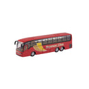 Legetøjsbiler - Rød Charterbus - 1 stk - 16 cm. - Billede 1