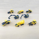 Biler, 7 cm, 8 stk Arbejdsmaskiner Volvo - Billede 1