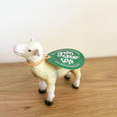 Dyr - Lam - Green Rubber Toys - L:9 cm.