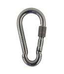 Karabinhage 10 mm med skruelås - Billede 1