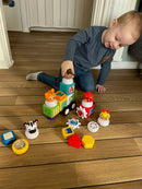 Baby Einstein Connectables - Connect & Create - Magnetiske Aktivitetsklodser - 6 mdr