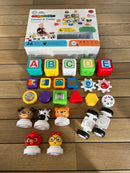 Baby Einstein Connectables - Connect & Create - Magnetiske Aktivitetsklodser - 6 mdr