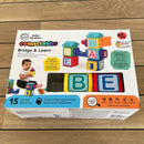 Baby Einstein Connectables - Bridge & Learn - Magnetiske Aktivitetsklodser - 6 mdr