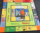 Legetæppe - Årstiderne - 200 x 200 cm - Billede 1