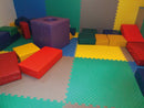 ErgoFloor EVA Softgulv i Rød/Grå - 1 m3 - 2,2 cm. - Billede 1