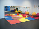 ErgoFloor EVA Softgulv i Orange/Grå - 1 m3 - 2,2 cm. - Billede 1