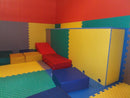 ErgoFloor EVA Softgulv i Orange/Grå - 1 m3 - 2,2 cm. - Billede 1