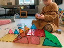 Magna-Tiles - 50 stk. transparent frosted - Grand Prix. - Billede 1