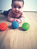 Sensory Rollers Sansebolde - 3 stk - Fat Brain babylegetøj - Fra 6 mdr. - Billede 1