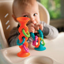 PipSquigz Loop Sugekop - Orange - Fat Brain babylegetøj - Fra 6 mdr. - Billede 1