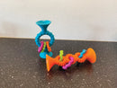 PipSquigz Loop Sugekop - Orange - Fat Brain babylegetøj - Fra 6 mdr. - Billede 1