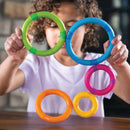 Tinker Rings - Magnetiske Sanseringe - 5 stk - Fat Brain Legetøj - Fra 2 år. - Billede 1