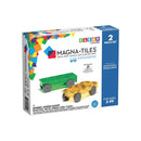Magna-Tiles Udvidelses Sæt m. 2 Biler - Fra 3 år. - Billede 1