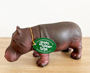 Dyr - Flodhest fra Green Rubber Toys - L:19 cm.
