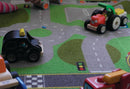 Wonder Cars Træbil - Sort Taxa - 13 cm - Fra 18 mdr. - Billede 1
