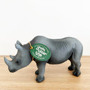 Dyr - Næsehorn fra Green Rubber Toys - L:20 cm.