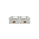 Day foldbar opbevaringskasse - 2 stk. Natural XS - L:17 x B:12,5 x H:7 cm - Billede 1