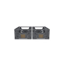 Day foldbar opbevaringskasse - 2 stk. Castor Grey XS - L:17 x B:12,5 x H:7 cm - Billede 1