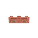 Day foldbar opbevaringskasse - 2 stk. Misty Coral XS - L:17 x B:12,5 x H:7 cm - Billede 1