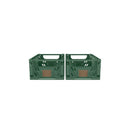 Day foldbar opbevaringskasse - 2 stk. Dill Green XS - L:17 x B:12,5 x H:7 cm - Billede 1
