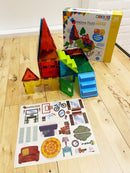 Magna-Tiles House - 28 stk. gennemsigtig m. specialdele. - Billede 1