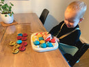 Quercetti Fantacolor Baby Stift mosaik - 100% BIOplast - Fra 1 år - Billede 1