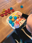 Quercetti Fantacolor Baby Stift mosaik - 100% BIOplast - Fra 1 år - Billede 1