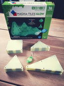 Magna-Tiles Selvlysende - 16 stk. Glow In The Dark. - Billede 1