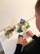 Magna-Tiles Freestyle - 40 dele. gennemsigtig m. takker. - Billede 1