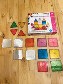 Magna-Tiles Stardust - 15 stk. gennemsigtig m. stjernestøv. - Billede 1