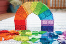 Magna-Tiles Metropolis - 110 dele - Transparent. - Billede 1